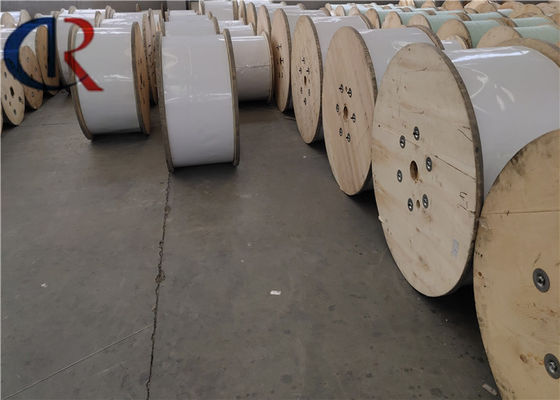 Άσπρο ενισχυμένο ίνα πλαστικό Aramid καλωδίων οπτικών ινών KFRP υλικό, εσωτερικό