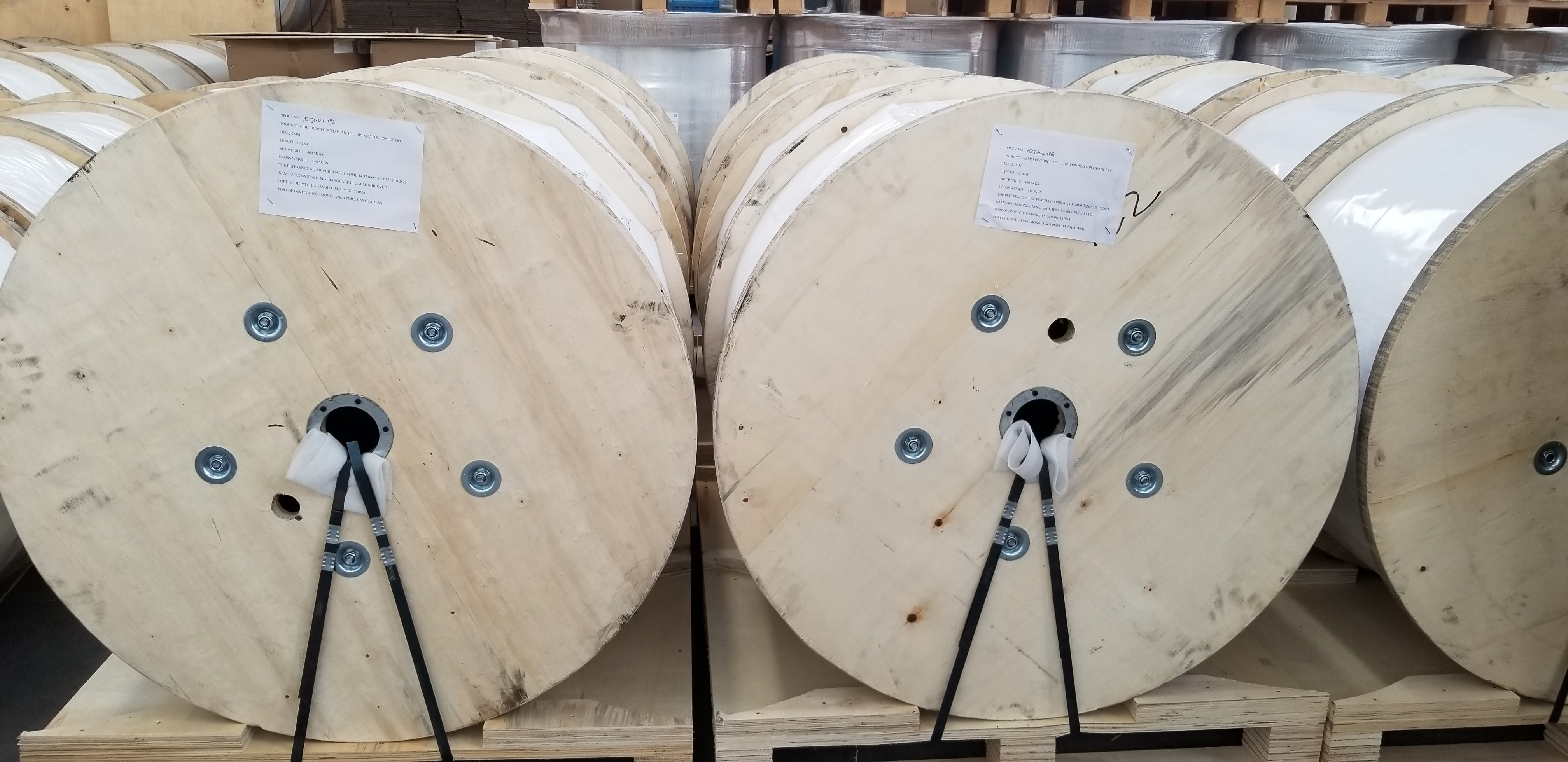 Spool Length Fiberglass Reinforced Member Offering Excellent Corrosion Resistance Designed for Long Lasting Structural Support